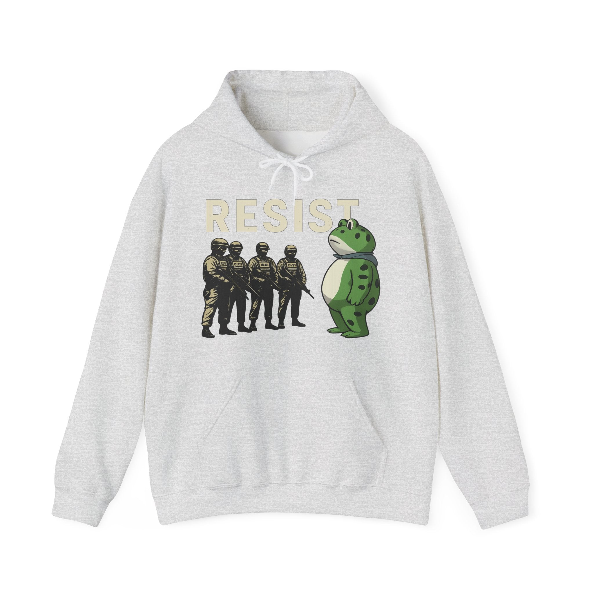 Frogs Resist Portland Frog Protest 2025 Hoodie , Protest Wear
