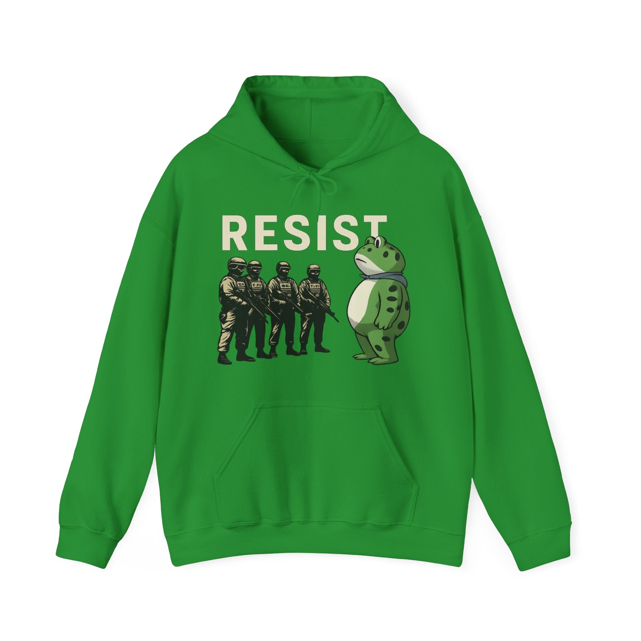 Frogs Resist Portland Frog Protest 2025 Hoodie , Protest Wear