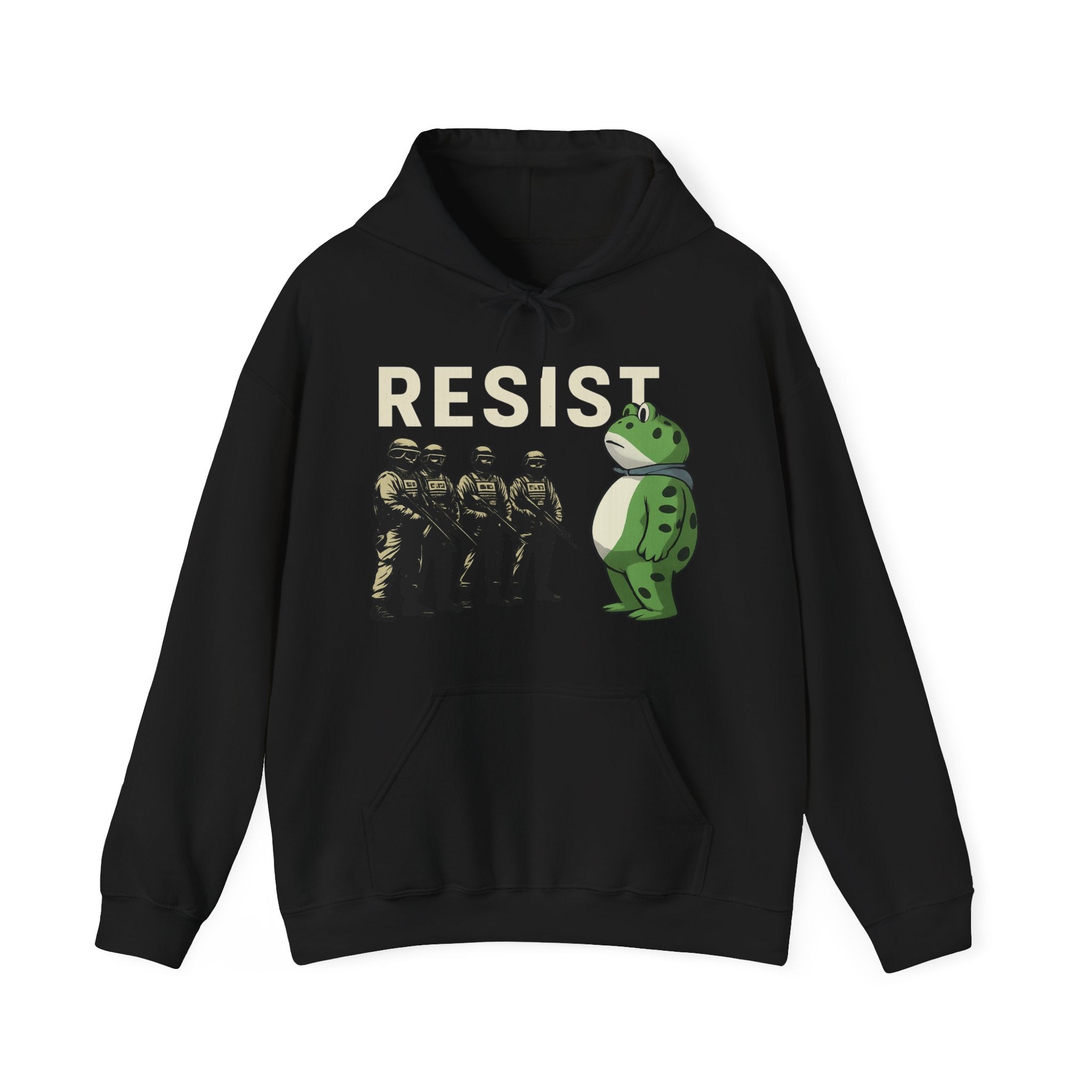 Frogs Resist Portland Frog Protest 2025 Hoodie , Protest Wear