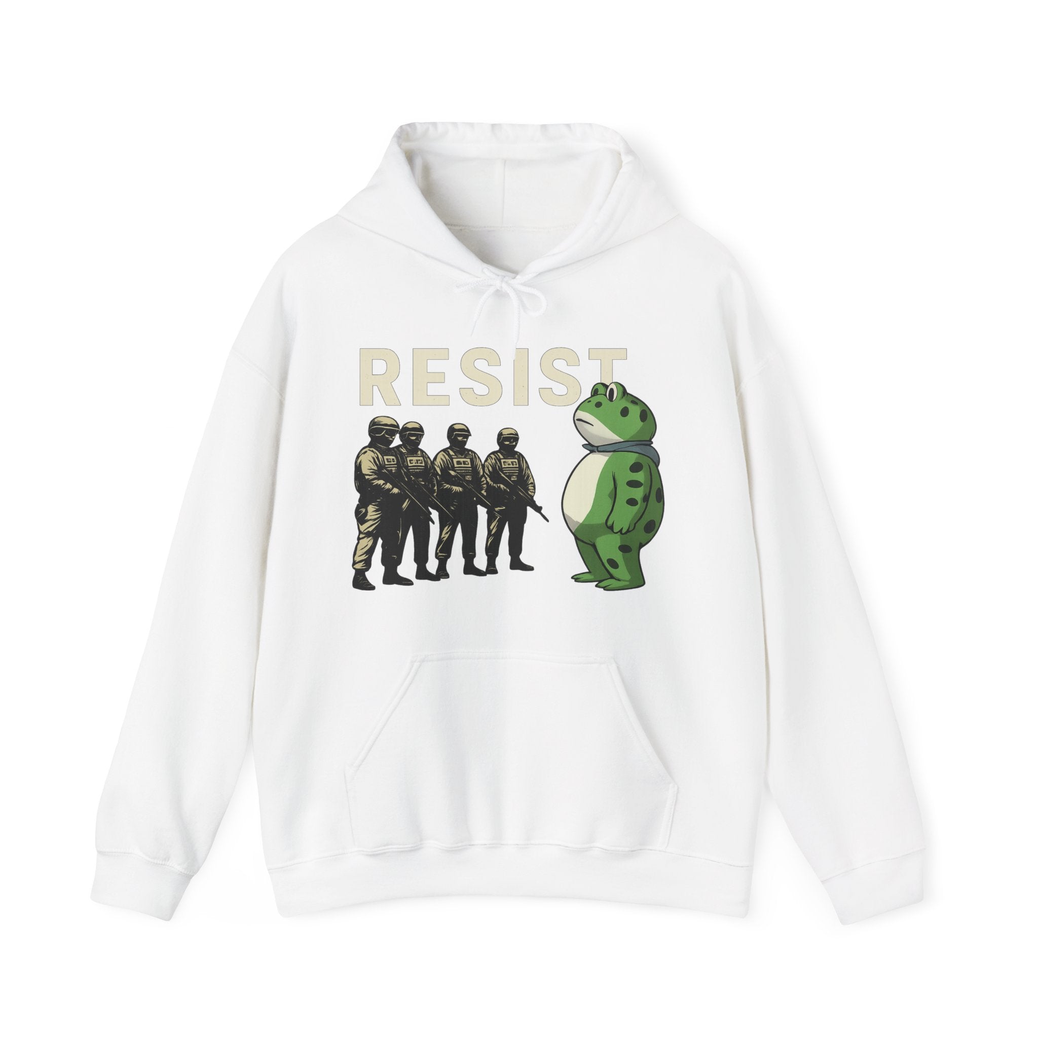 Frogs Resist Portland Frog Protest 2025 Hoodie , Protest Wear