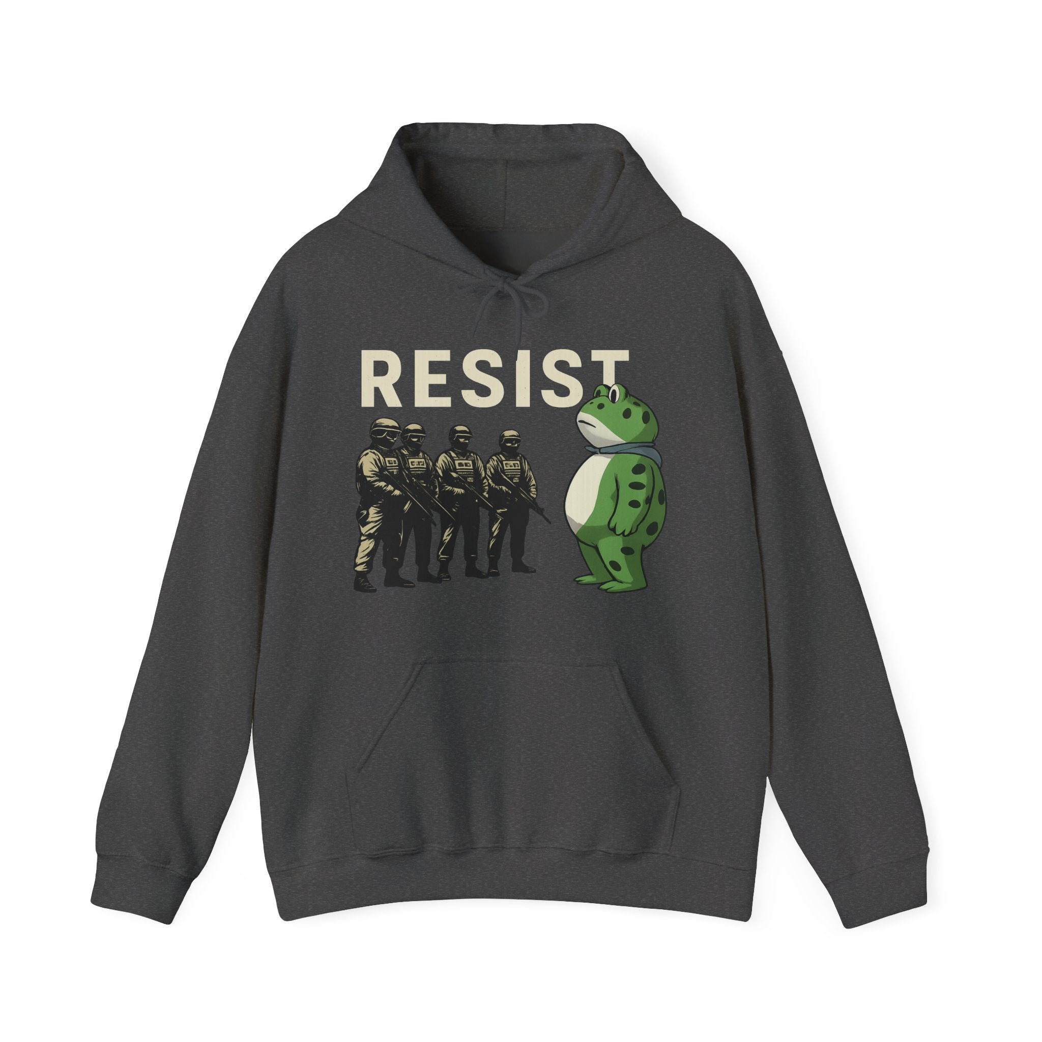 Frogs Resist Portland Frog Protest 2025 Hoodie , Protest Wear