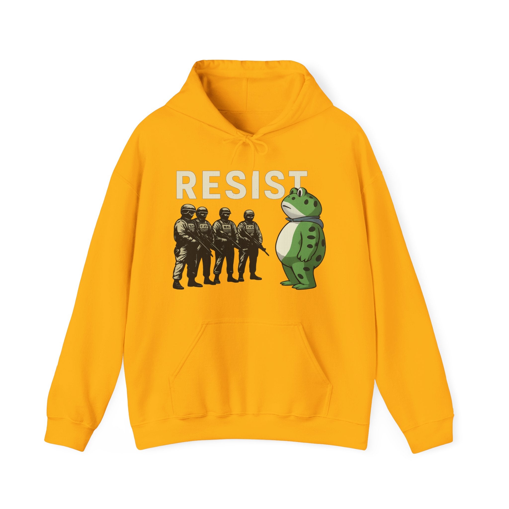 Frogs Resist Portland Frog Protest 2025 Hoodie , Protest Wear