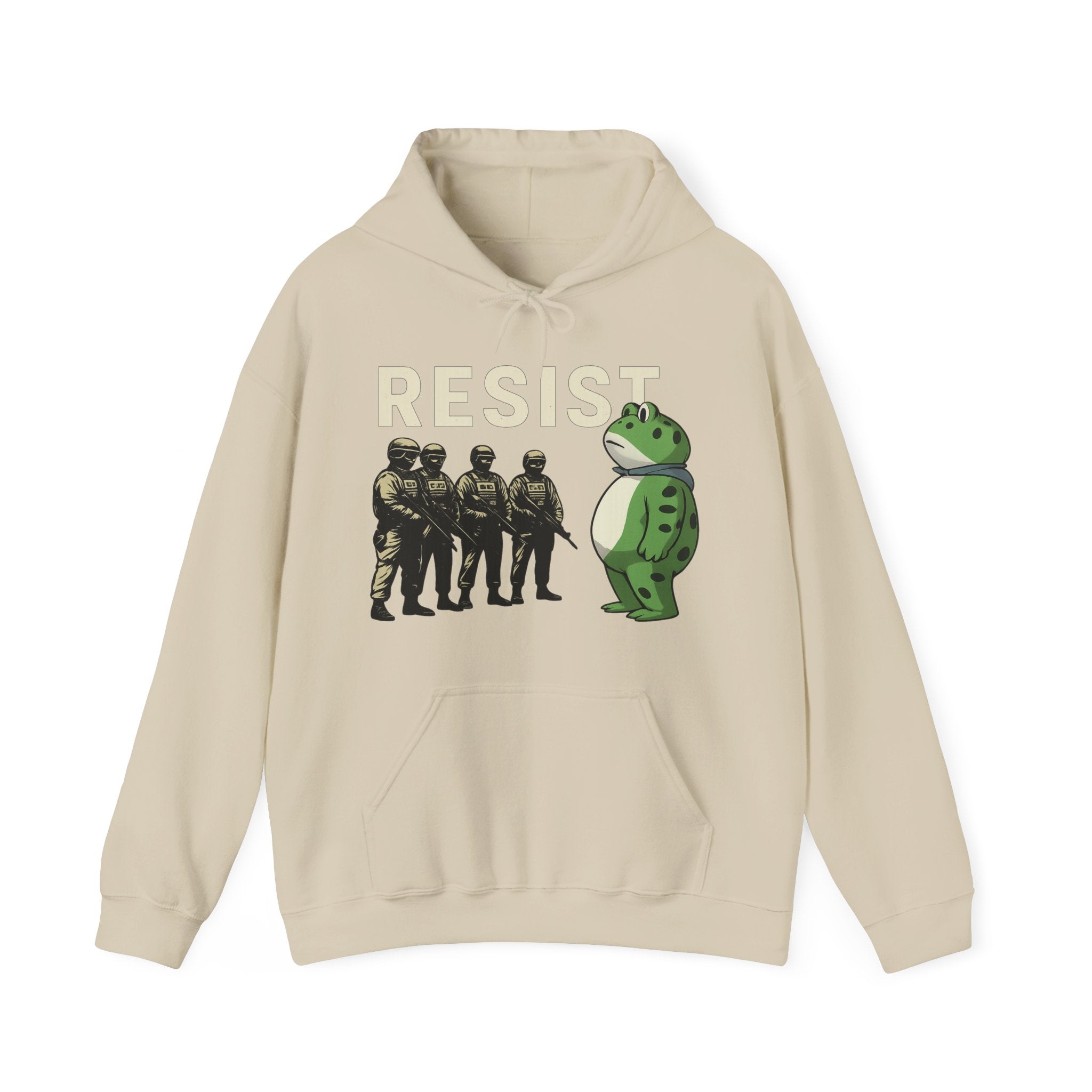Frogs Resist Portland Frog Protest 2025 Hoodie , Protest Wear