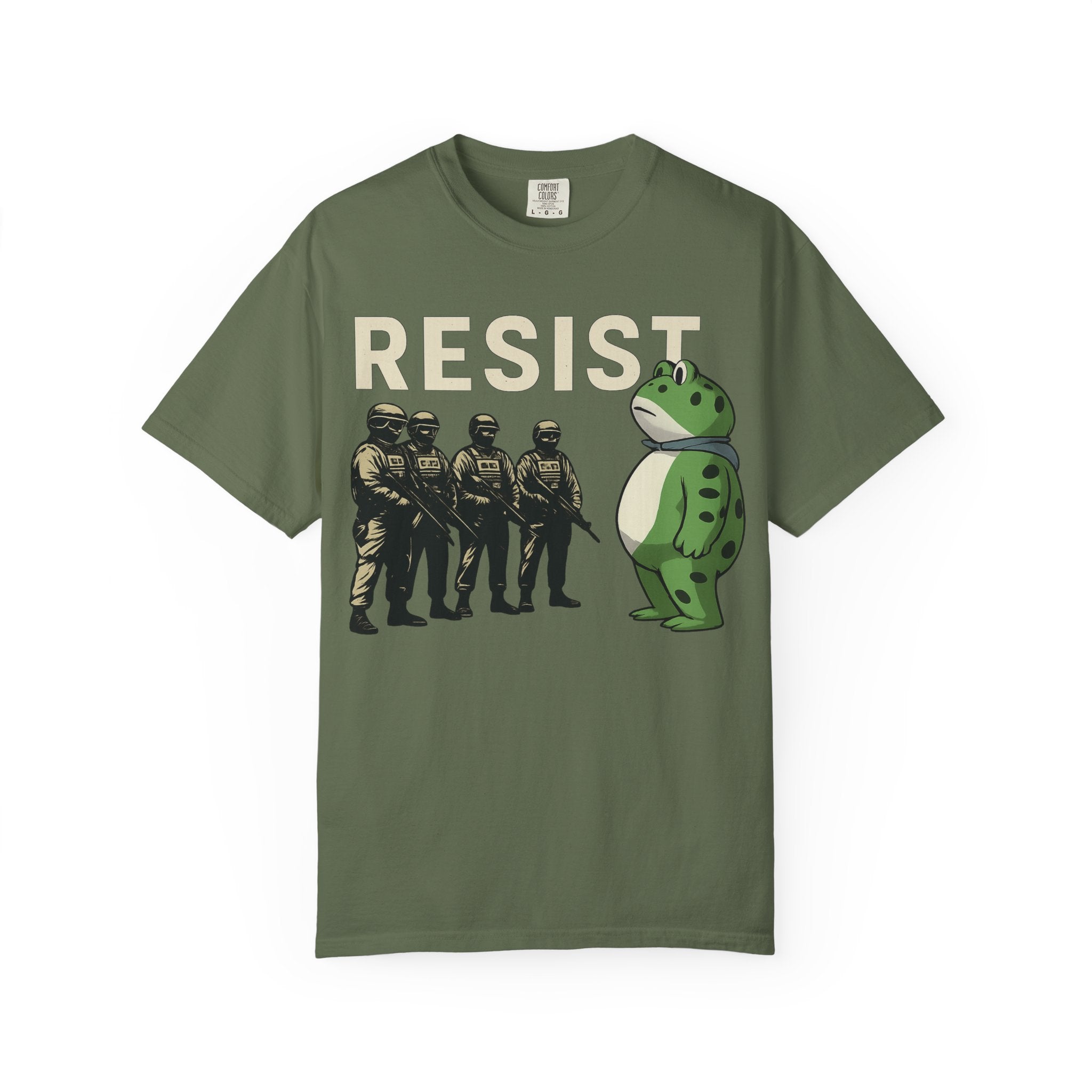 Frogs Resist Portland Frog Protest 2025 T-Shirt, Gift for Activists