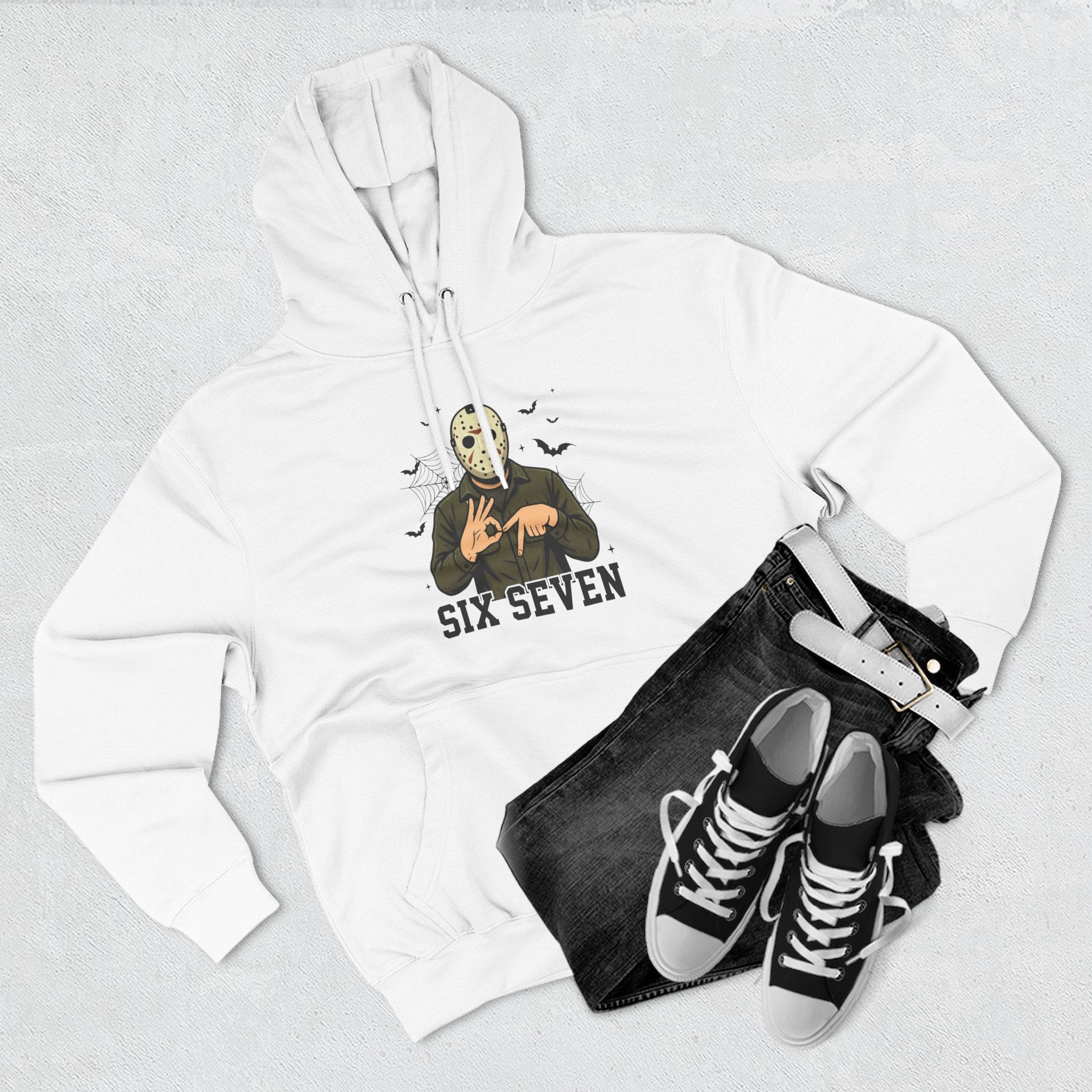 Jason Voorhees Six Seven Funny Halloween Horror Movie Chucky 67 Hoodie