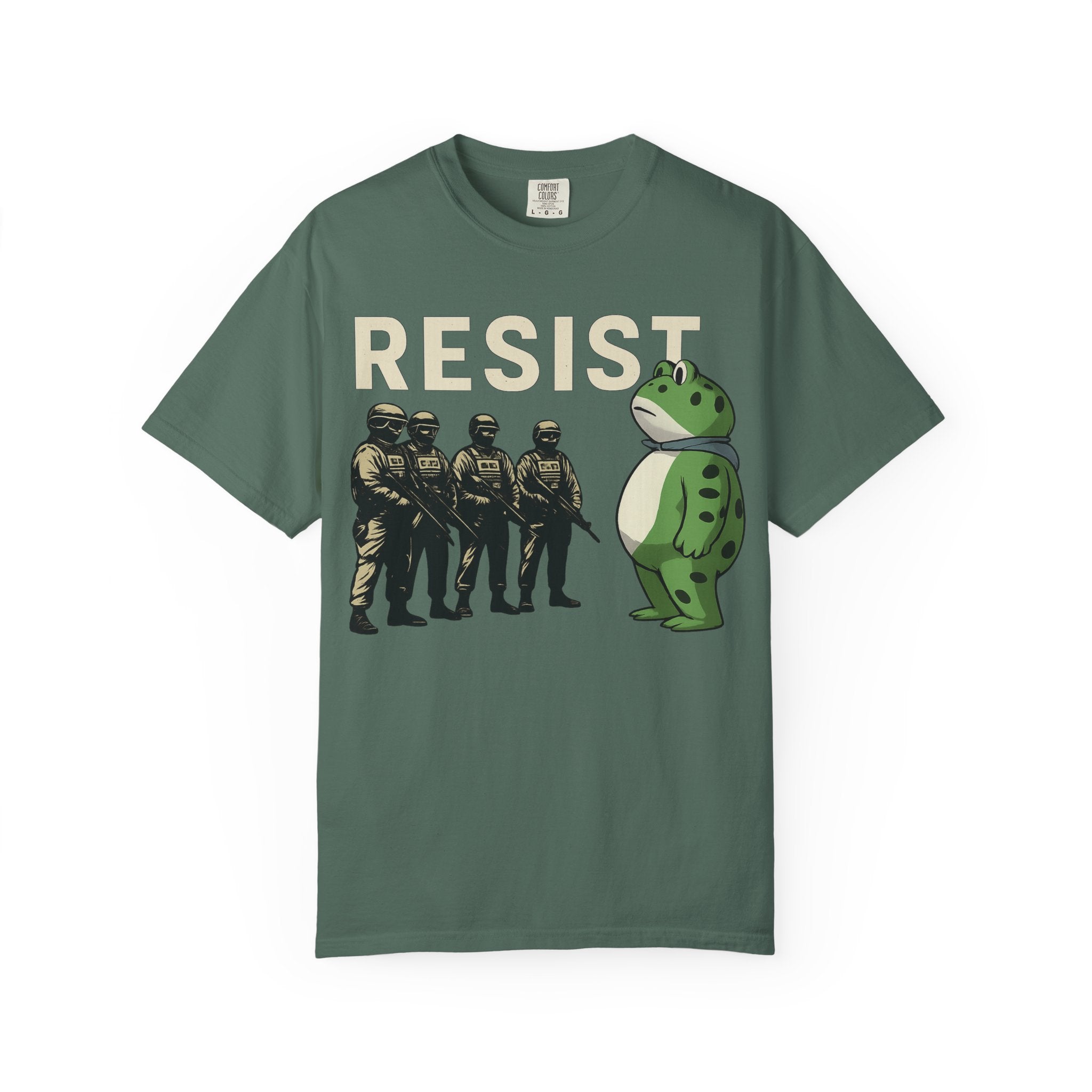 Frogs Resist Portland Frog Protest 2025 T-Shirt, Gift for Activists