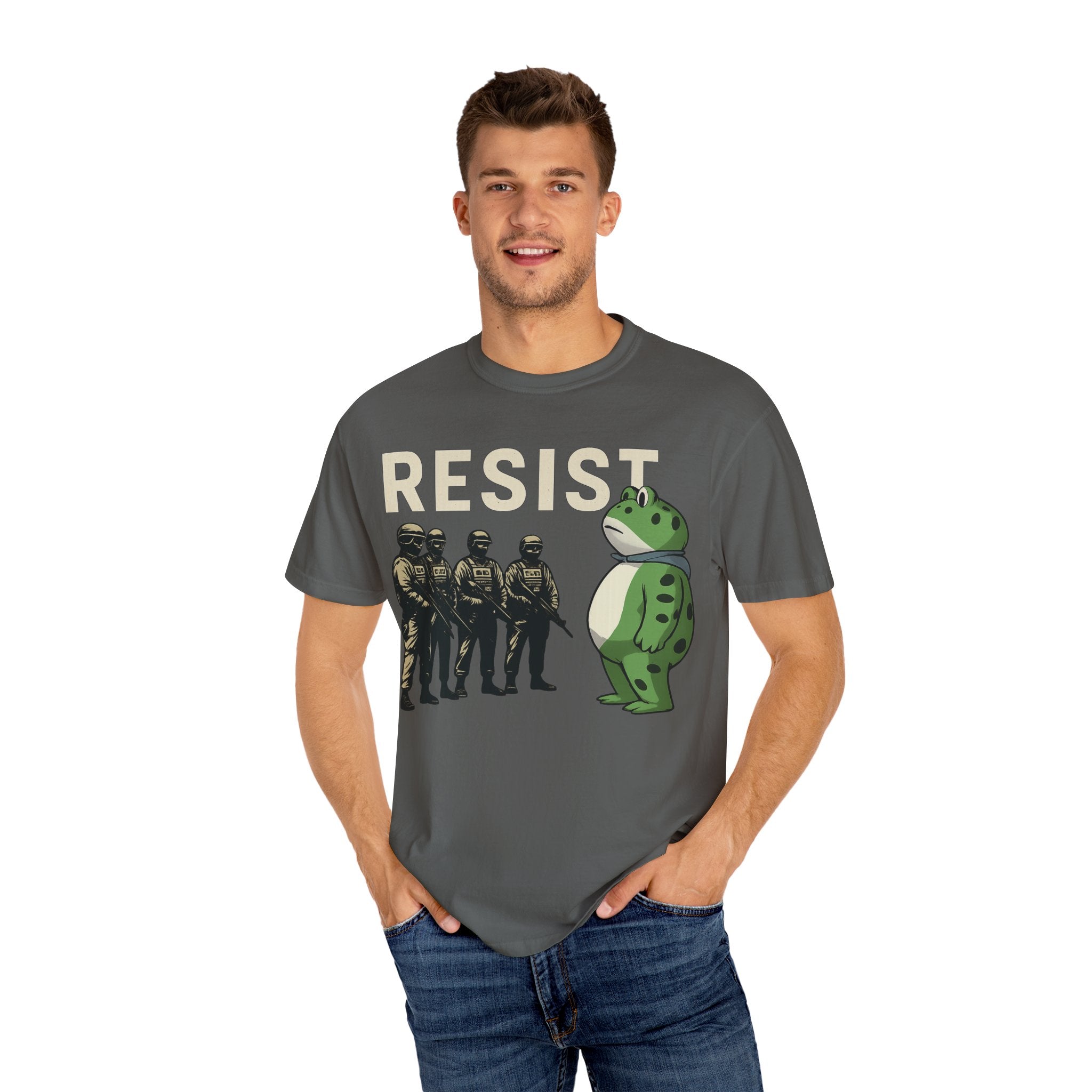 Frogs Resist Portland Frog Protest 2025 T-Shirt, Gift for Activists