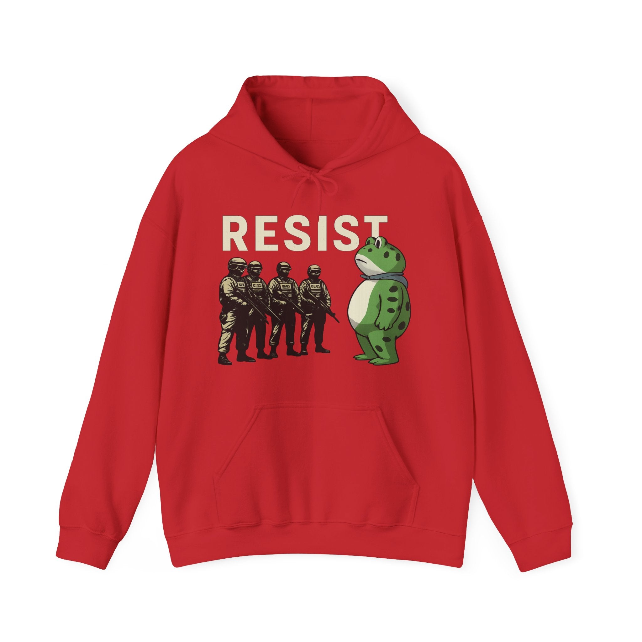 Frogs Resist Portland Frog Protest 2025 Hoodie , Protest Wear