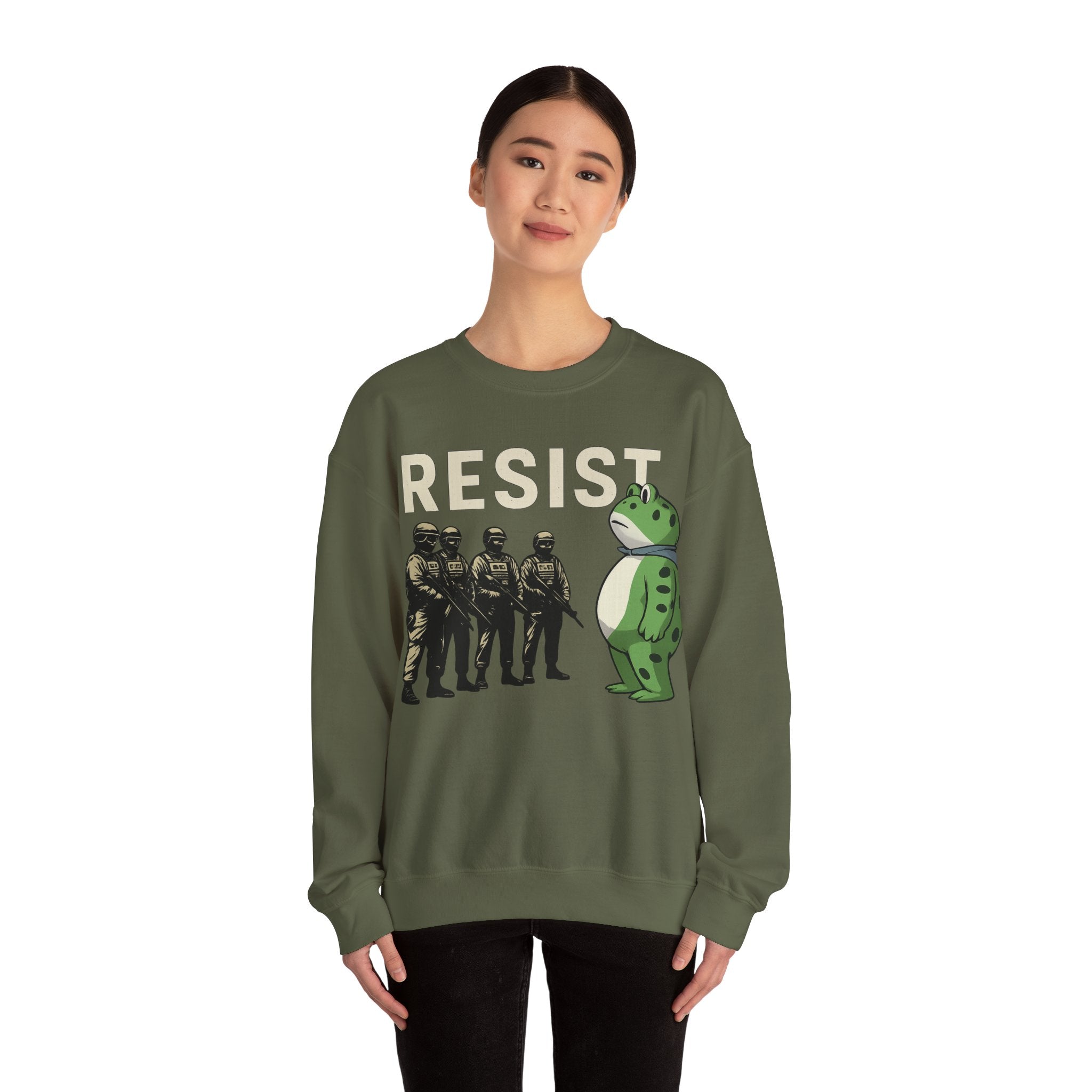 Frogs Resist Portland Frog Protest 2025 Sweatshirt