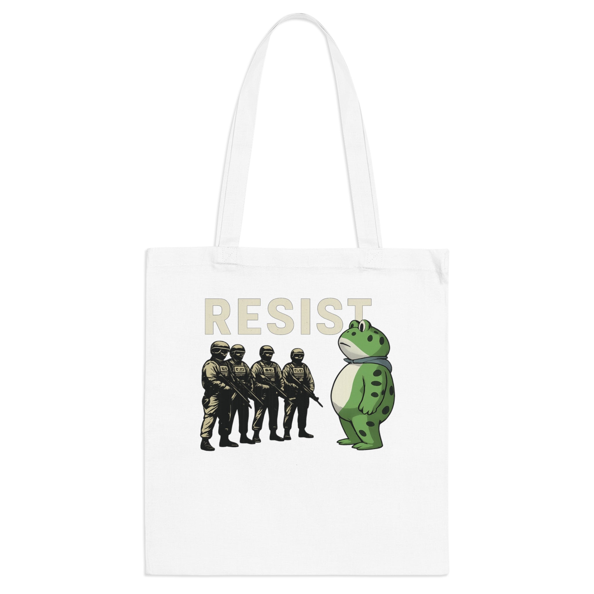 Frogs Resist Portland Frog Protest 2025 Tote Bag