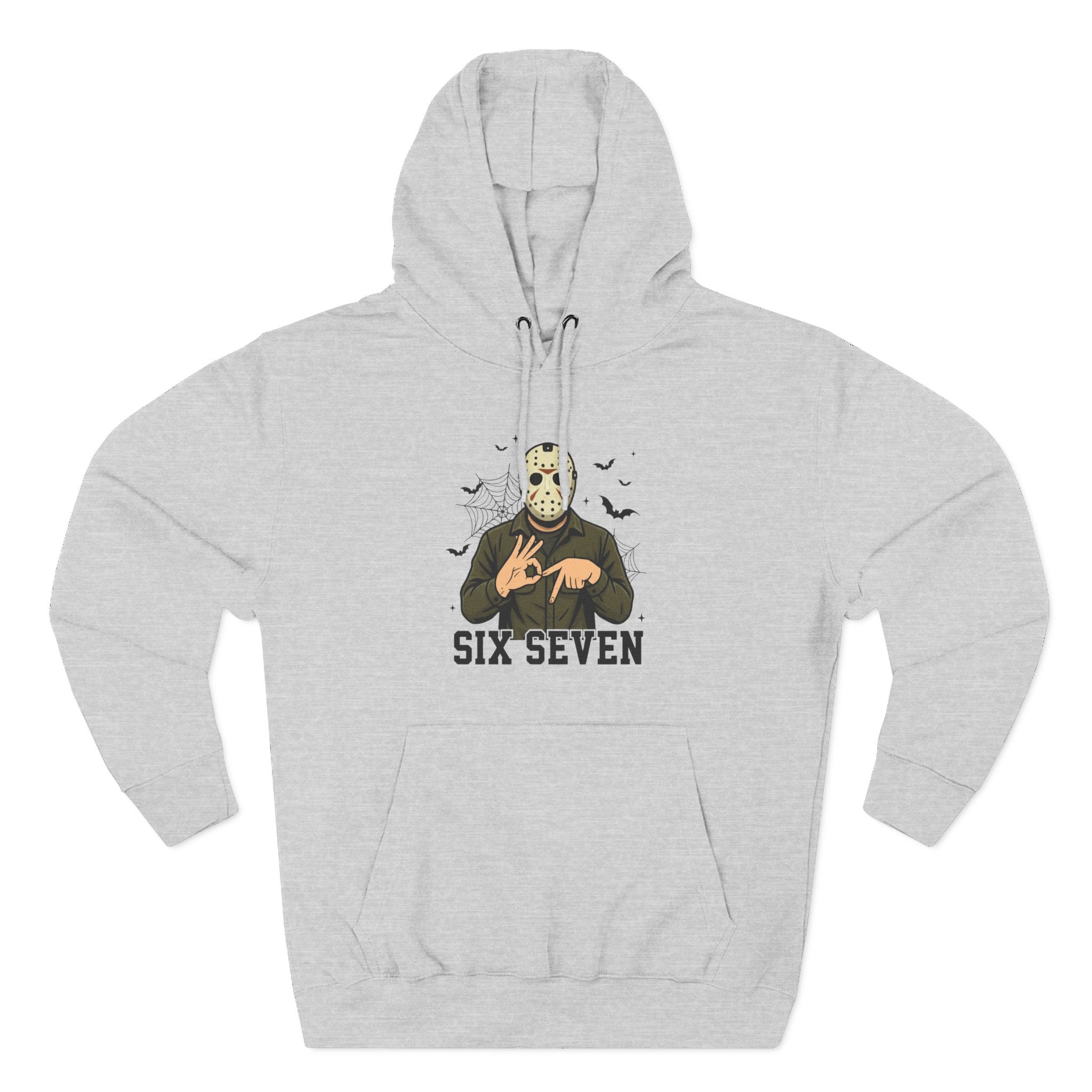 Jason Voorhees Six Seven Funny Halloween Horror Movie Chucky 67 Hoodie