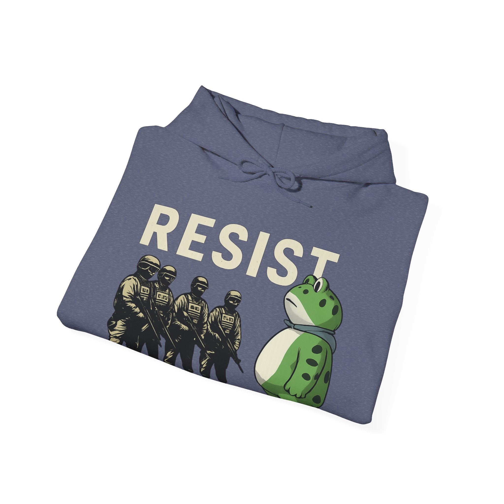 Frogs Resist Portland Frog Protest 2025 Hoodie , Protest Wear