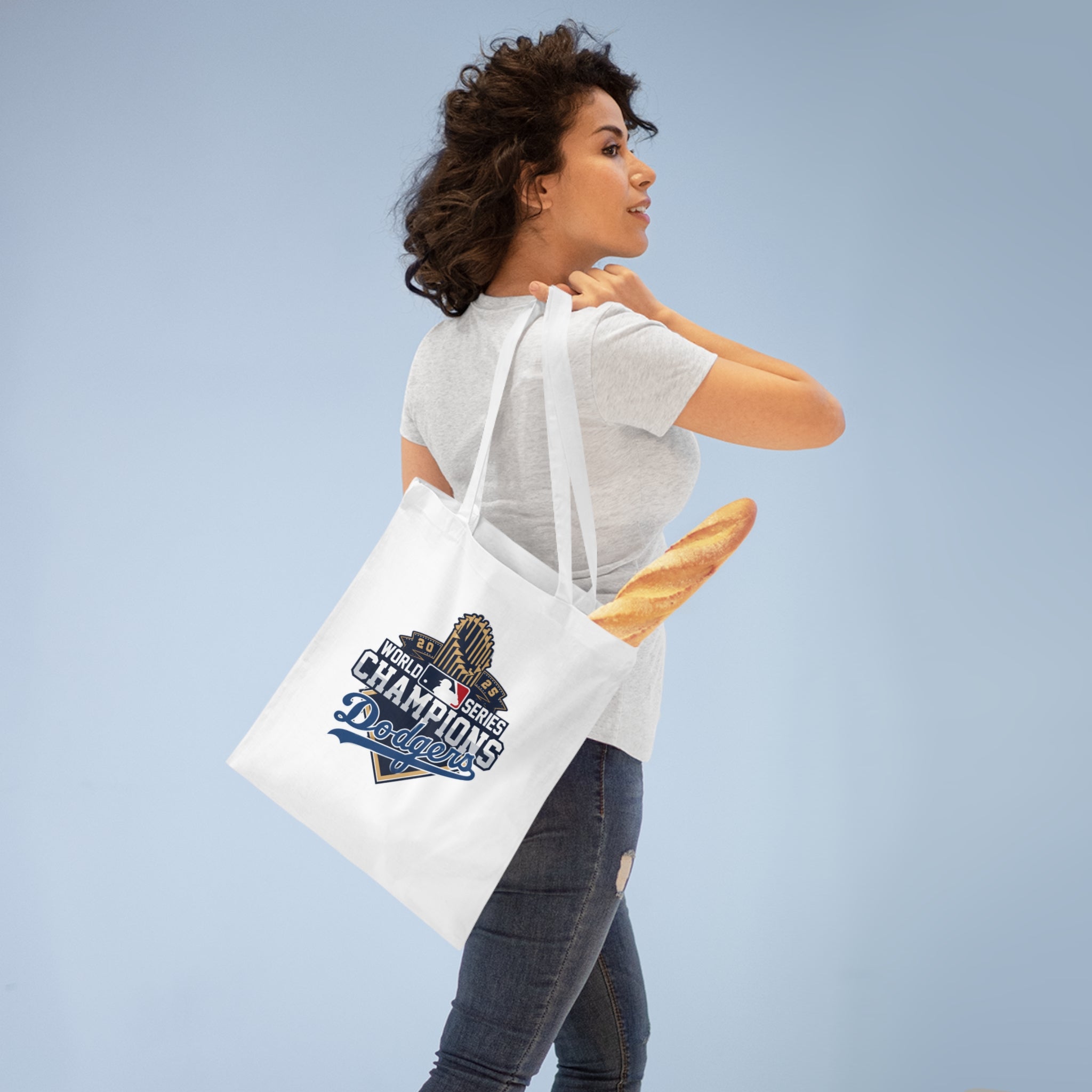 Dodgers 2025 National League Champions Los Angeles Dodgers World Serie Champions Tote Bag