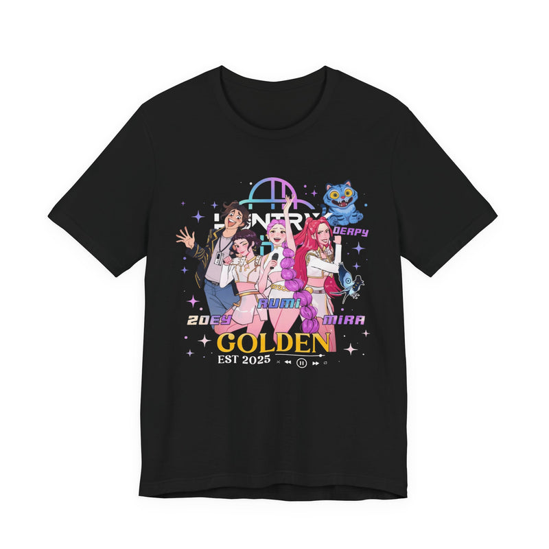 Huntrix Golden 2025 Kpop Demon Hunters Golden Unisex T-Shirt