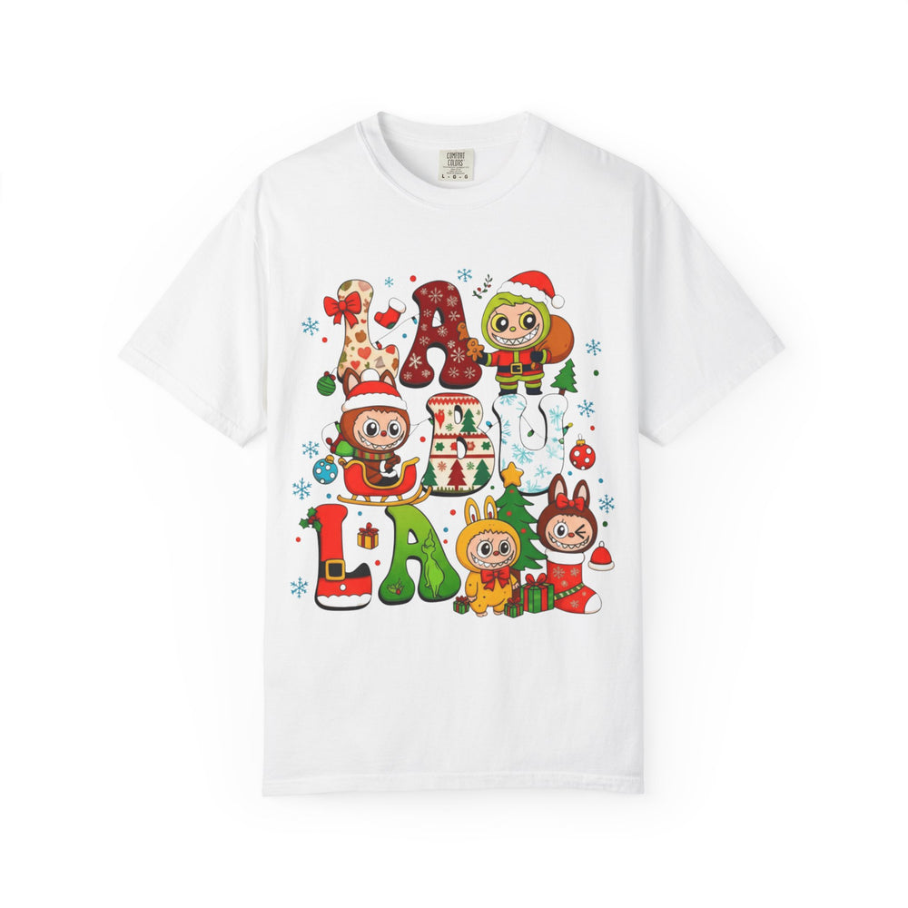 Labubu Christmas Digital, Cute Kawaii Holiday Monster Doll Unisex T-Shirt